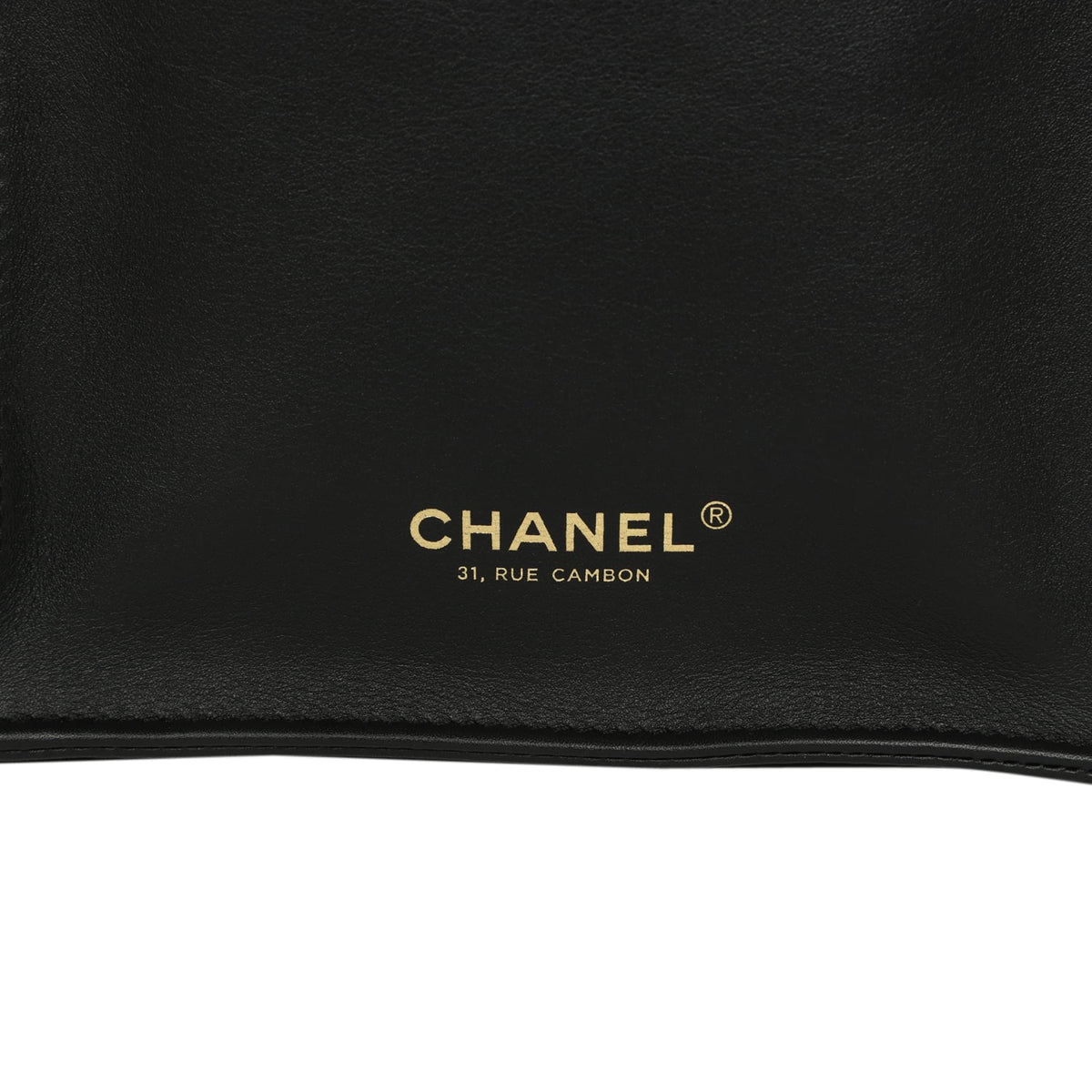 Chanel Mini "Grocery Bag" with Chain Black Calfskin Gold Hardware