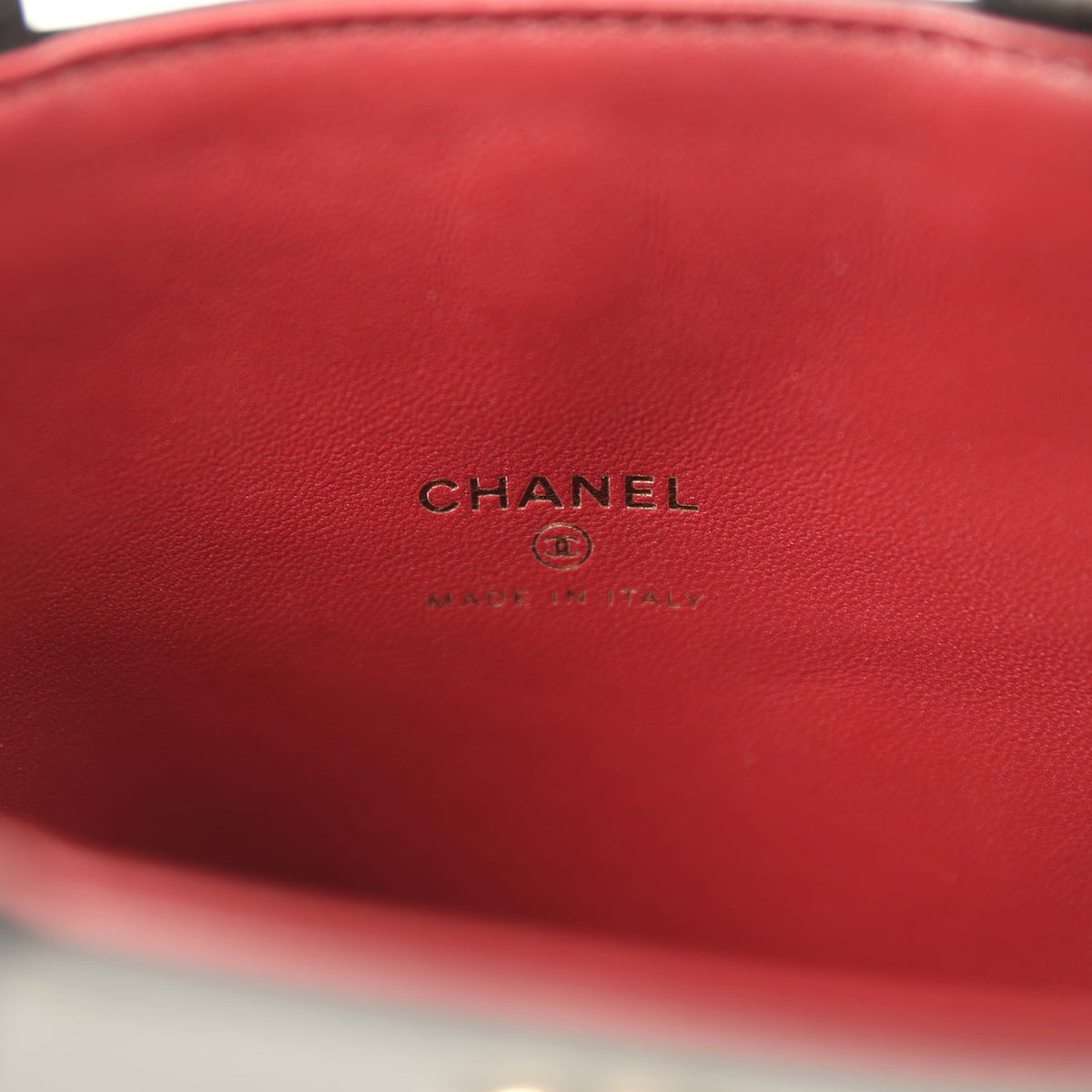 Chanel Mini "Grocery Bag" with Chain Black Calfskin Gold Hardware