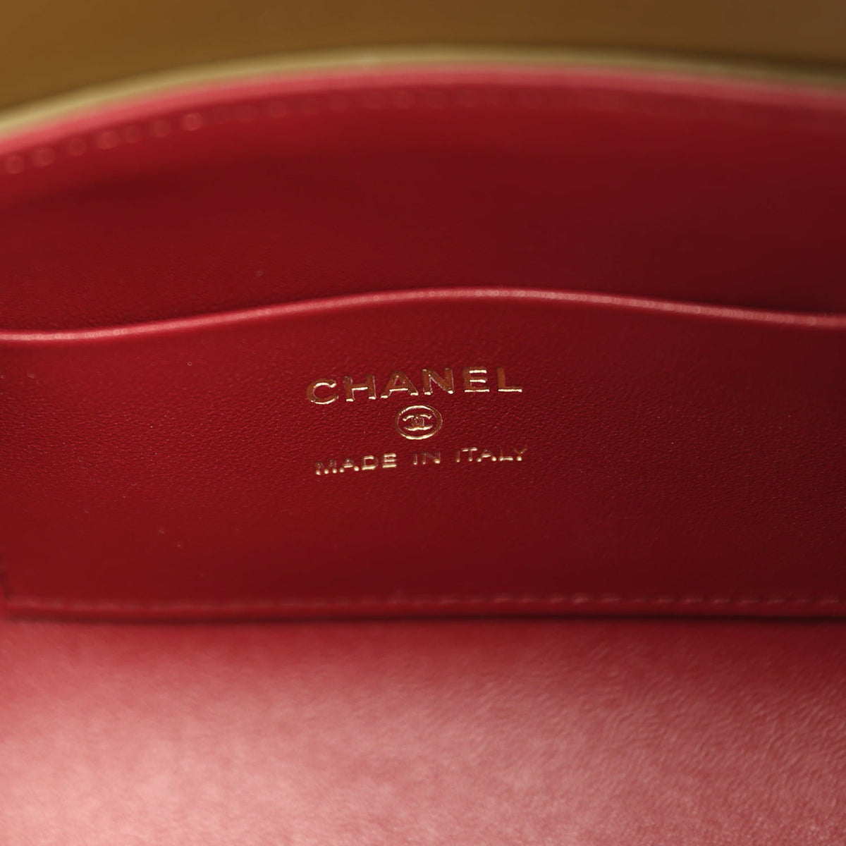 Chanel Barrel Clutch Bag with Chain Dark Khaki Suede and Calfskin Gold Hardware