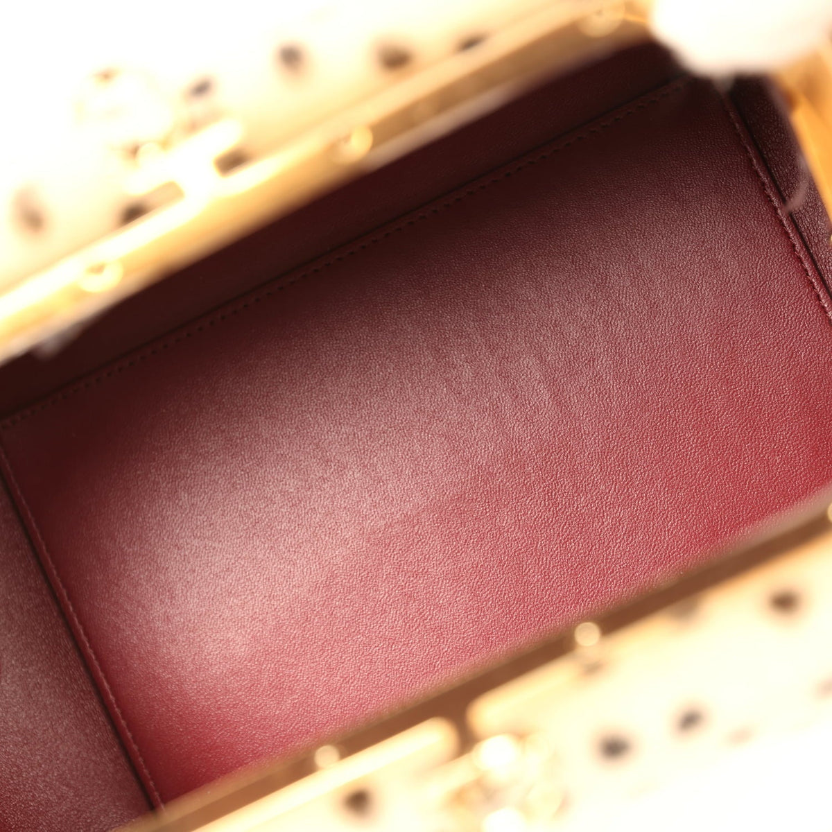 Chanel Cheetah Print Clutch with Leather Straps Light Beige Calf Hair, Black Leather Gold Hardware