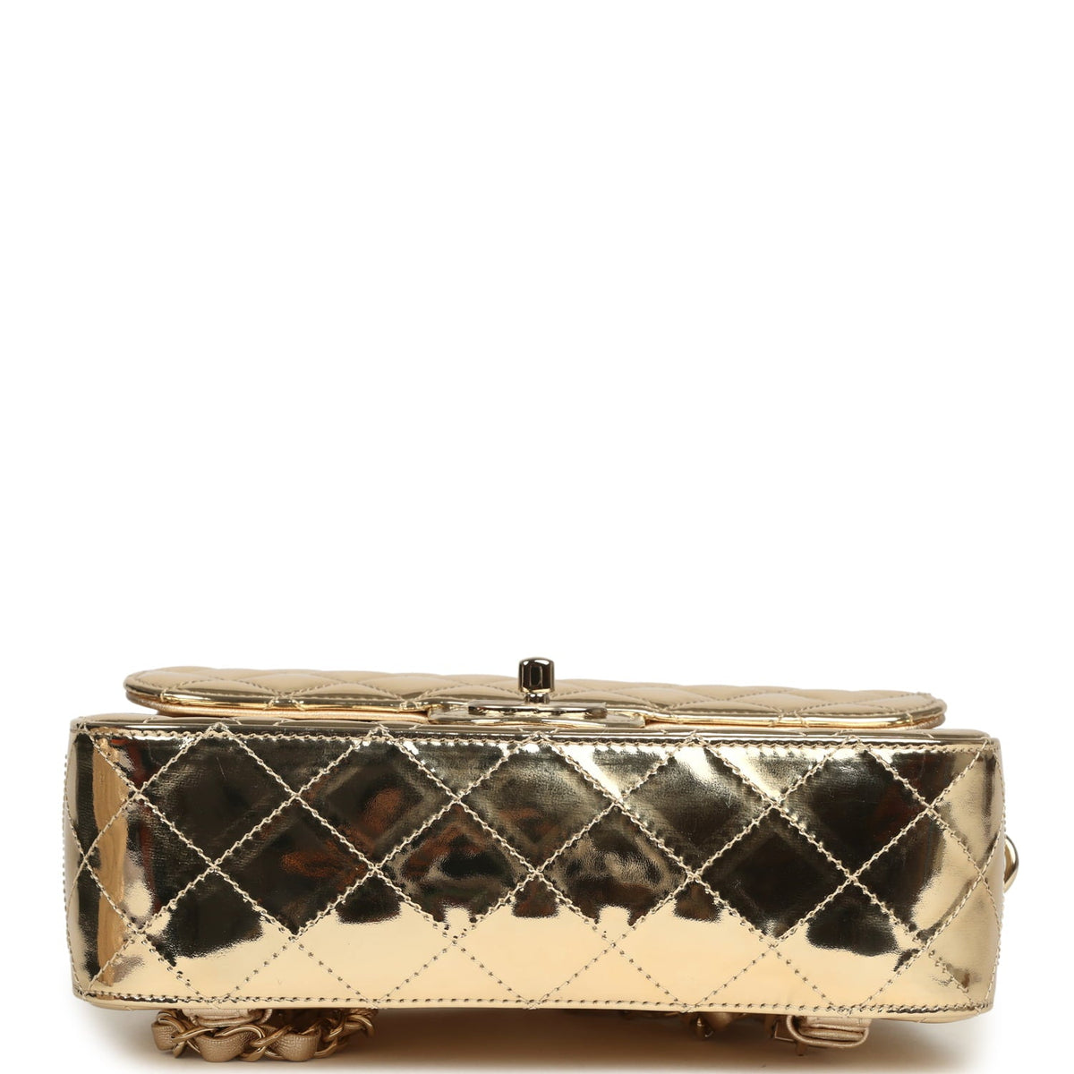 Chanel "Hollywood Boulevard" Backpack with Star Coin Purse Metallic Gold Mirror and Metallic Calfskin Light Gold Hardware