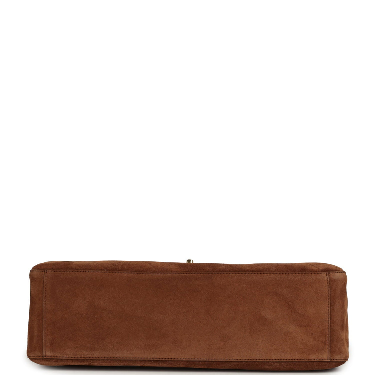 Chanel Maxi "Souplissimo" Large Flap Bag Camel Suede Gold Hardware