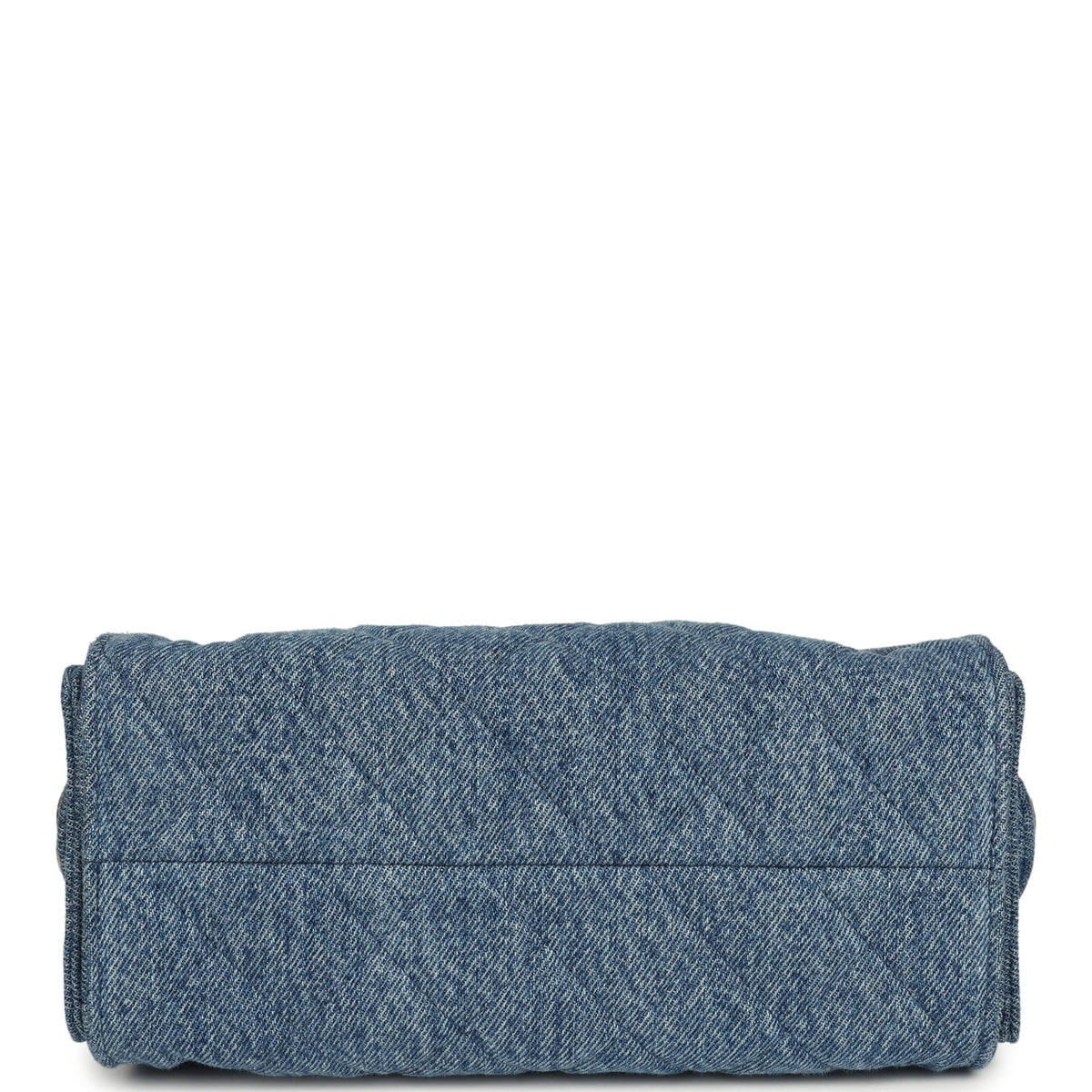 Chanel Mini 25 Hobo Bag Blue Washed Denim Light Gold Hardware