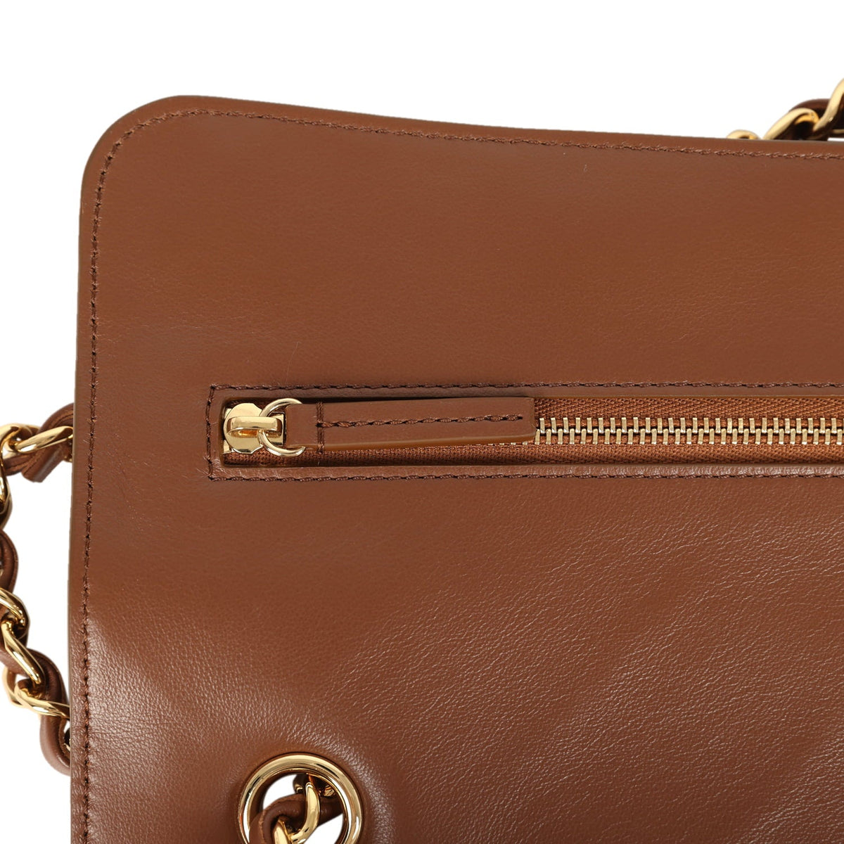 Chanel Maxi "Souplissimo" Small Flap Bag Camel Suede Gold Hardware