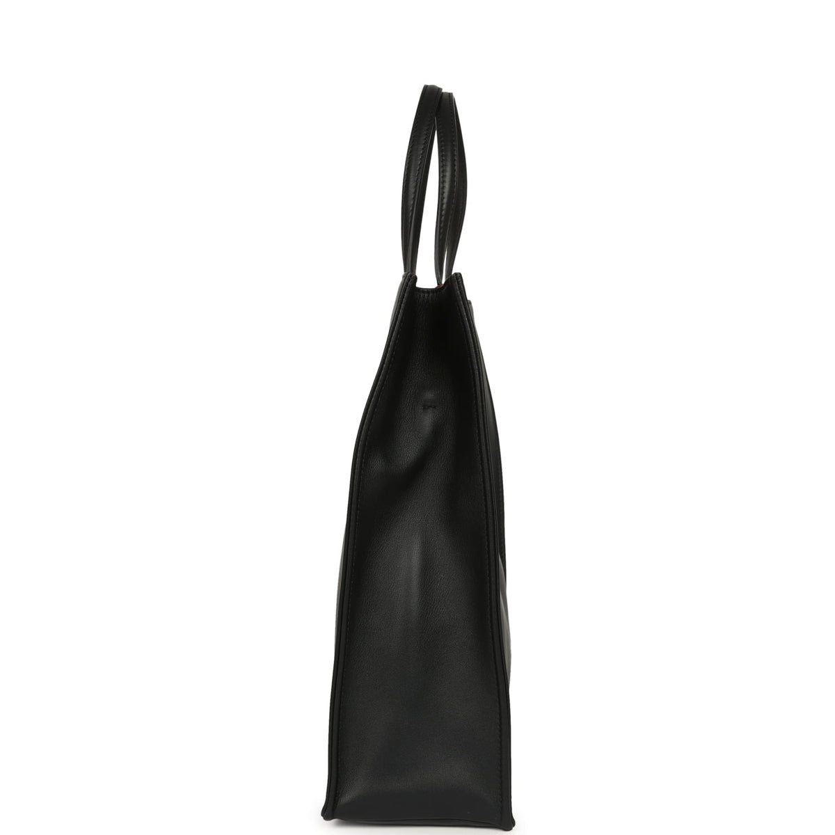 Chanel Small "Grocery Bag" with Chain Black Calfskin Gold Hardware