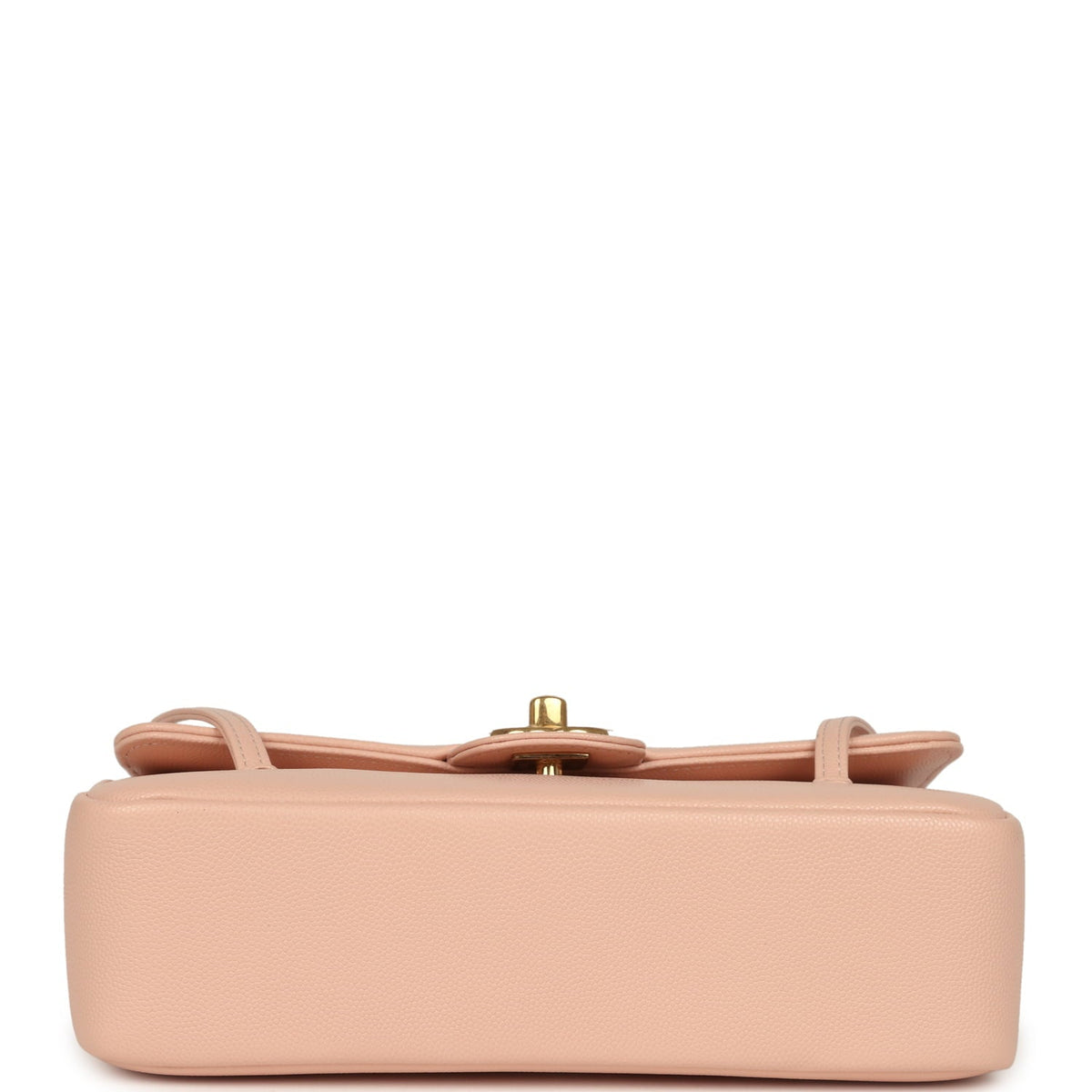 Chanel Small Preppy Coco Flap Bag Light Pink Shiny Caviar Brushed Gold Hardware
