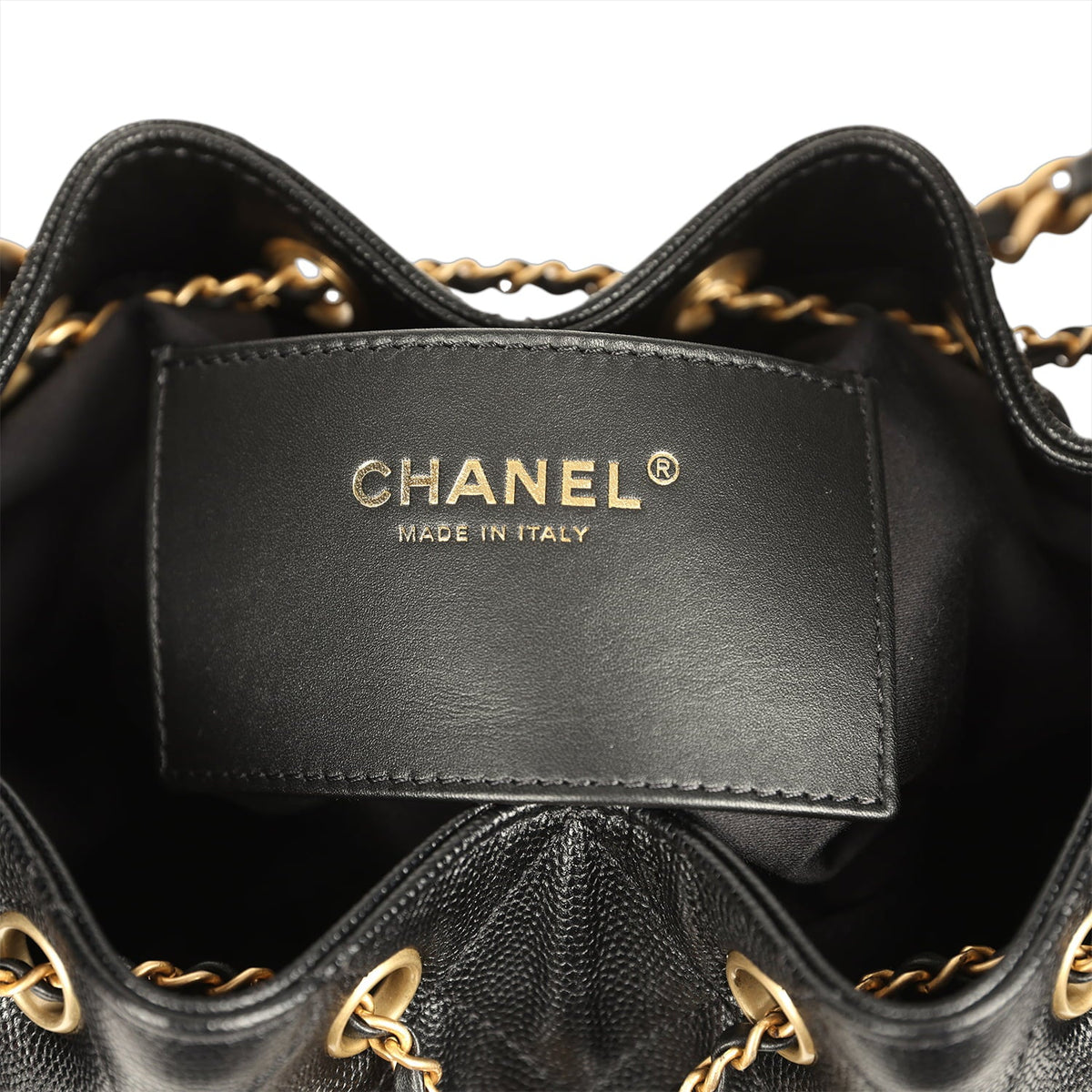 Pre-owned Chanel Small 25 Hobo Bag Black Caviar Antique Gold Hardware