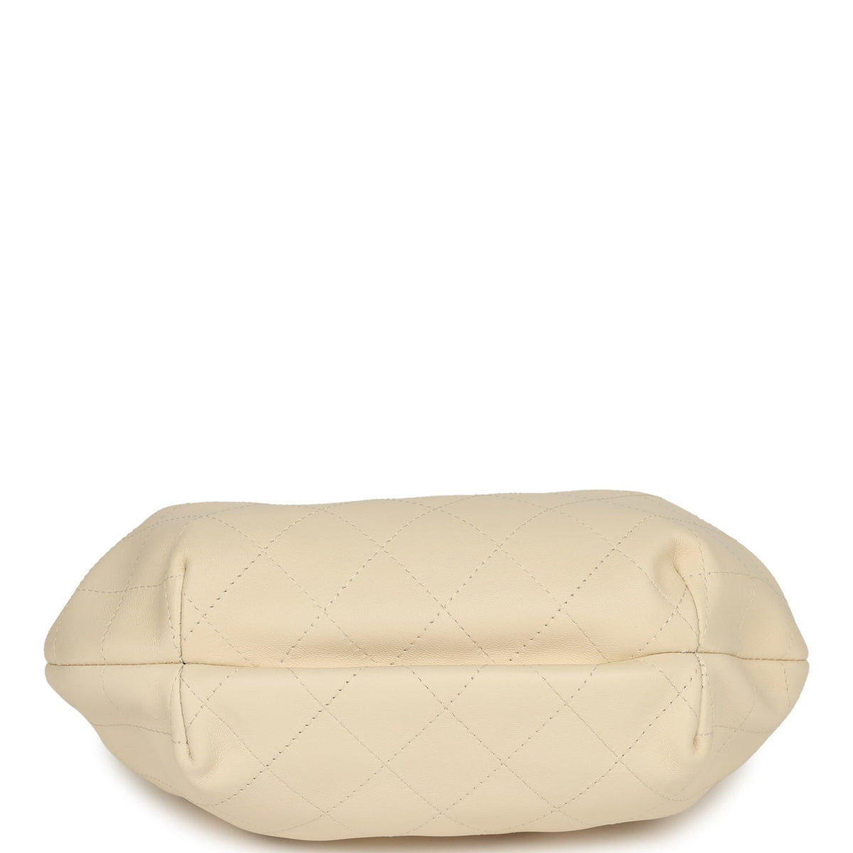 Chanel Small Pouch Light Beige Calfskin Tortoiseshell Hardware