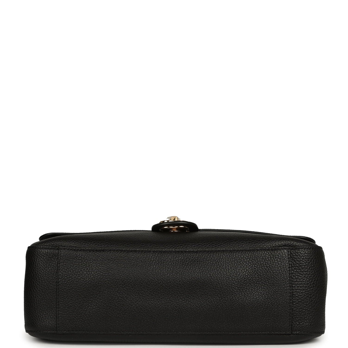 Chanel Maxi "Souplissimo" Small Flap Bag Black Grained Calfskin Gold Hardware