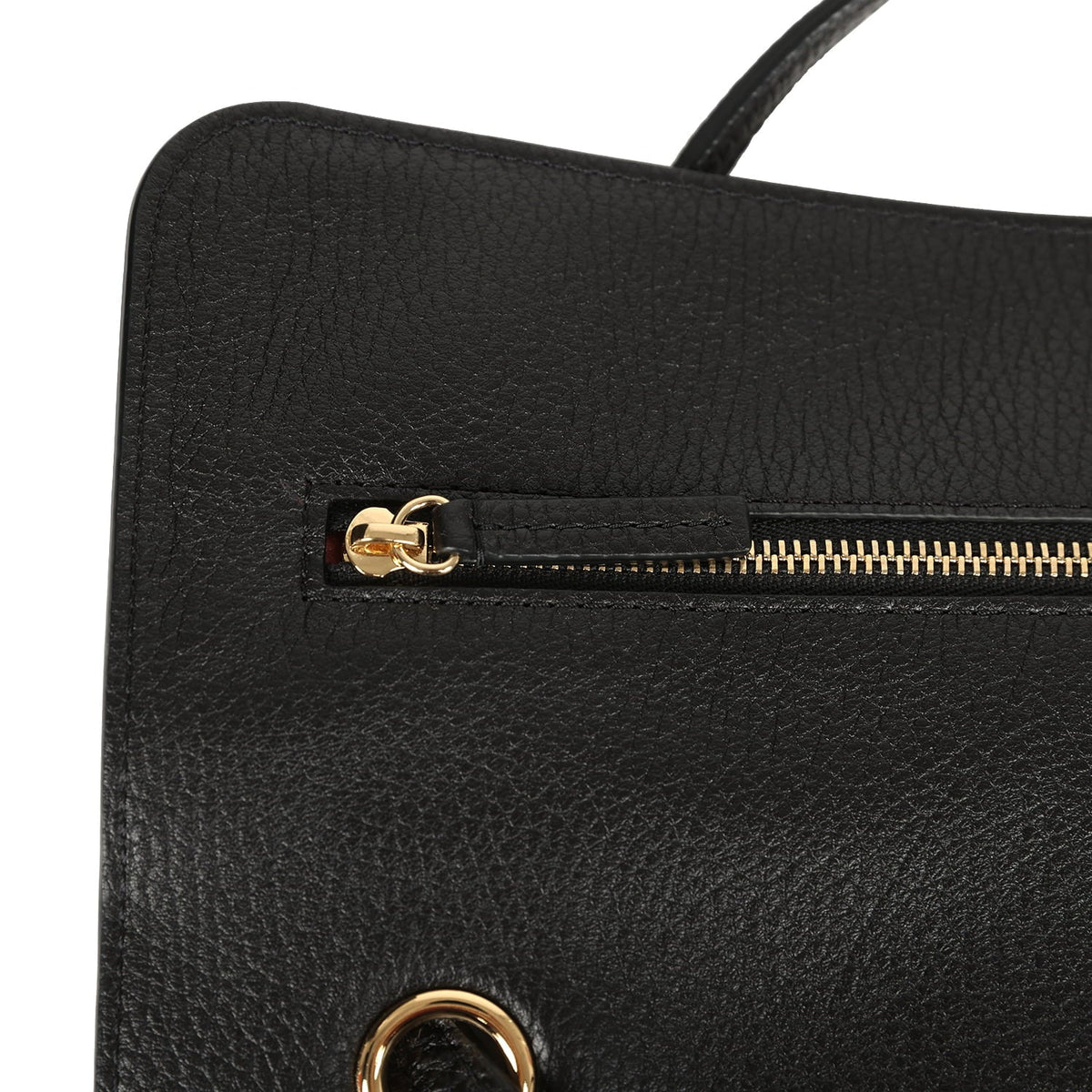 Chanel Maxi "Souplissimo" Small Flap Bag Black Grained Calfskin Gold Hardware