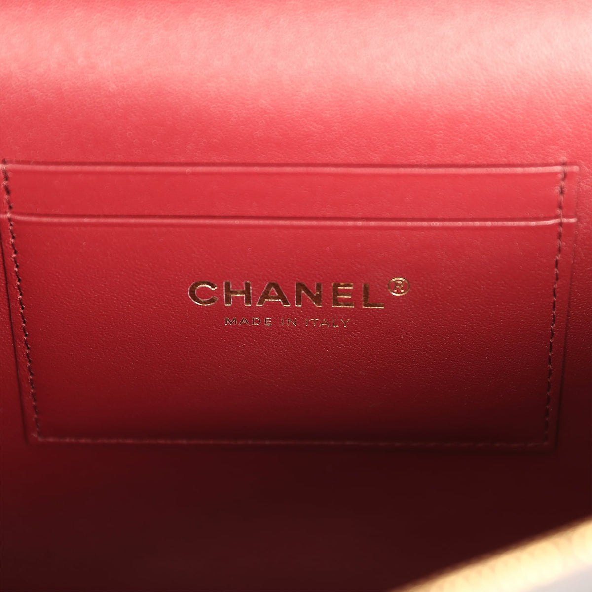 Chanel Large Top Handle Long Vanity Case Grey Croc Embossed Calfskin Gold Hardware