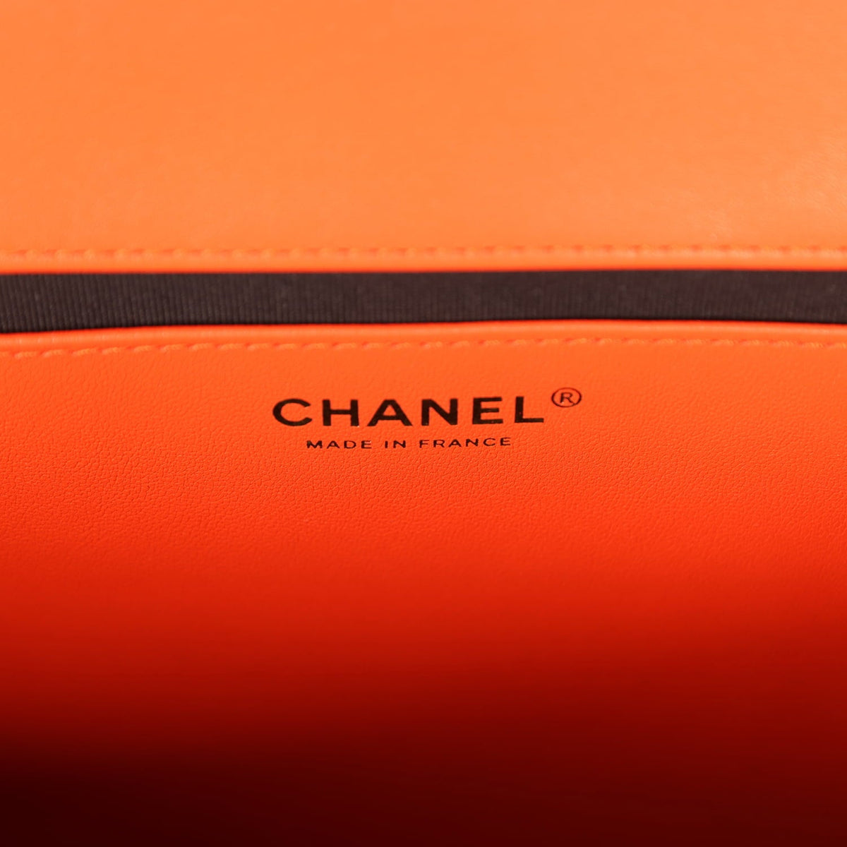 Chanel Maxi Coco Beach Stripe Flap Bag Orange, White and Black Raffia Gold Hardware