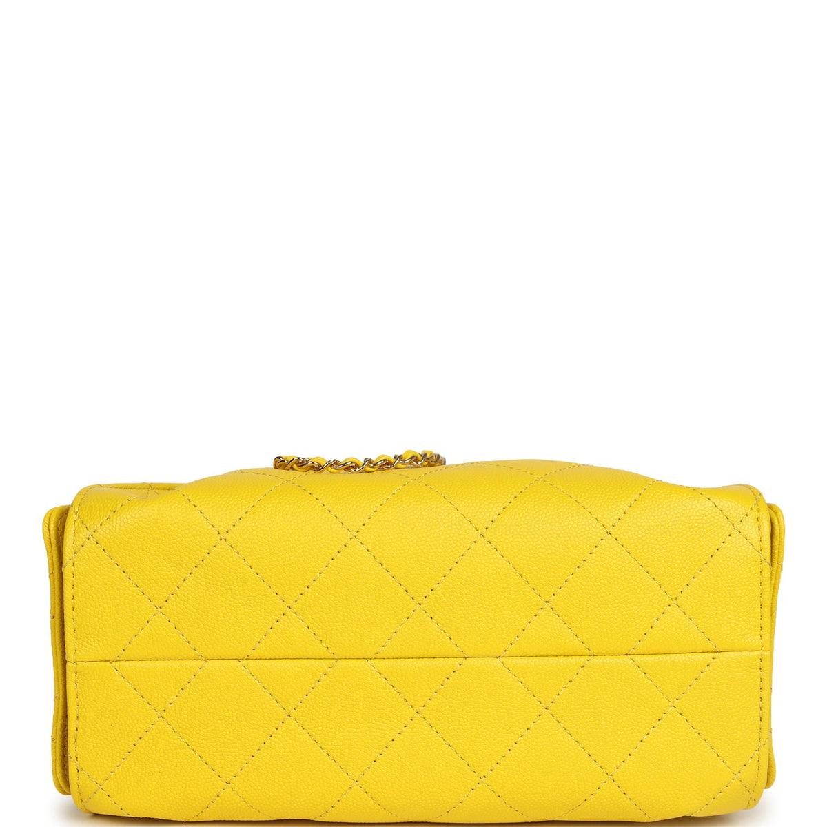 Chanel Mini 25 Hobo Bag Yellow Caviar Gold Hardware