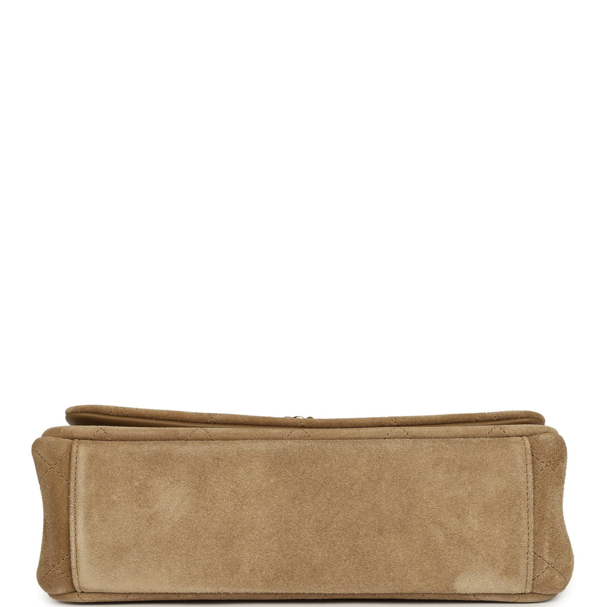 Chanel Medium "Eyes on You" Flap Bag Beige Suede Gold Hardware