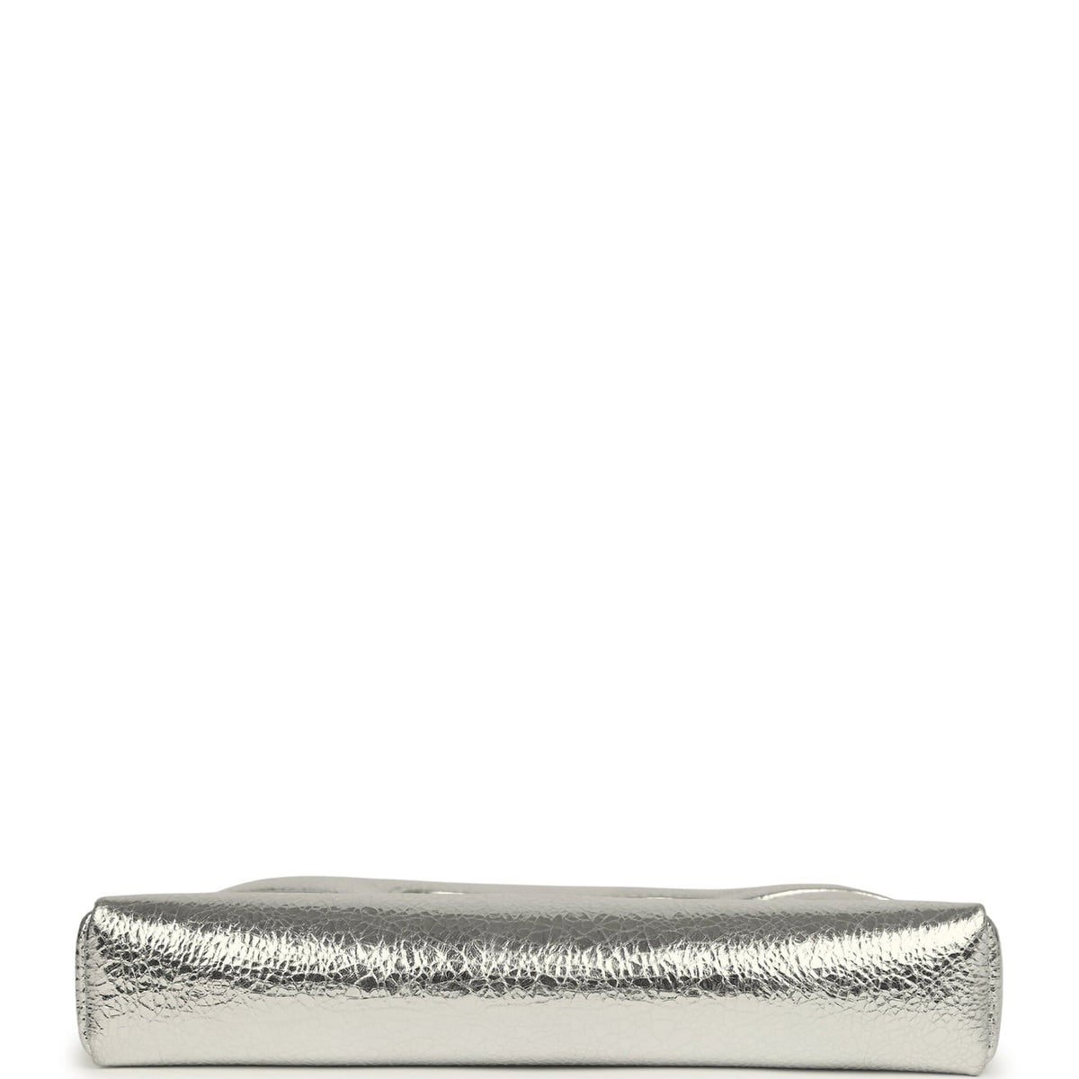 Chanel 31 Clutch with Chain Silver Metallic Calfskin Gold Hardware