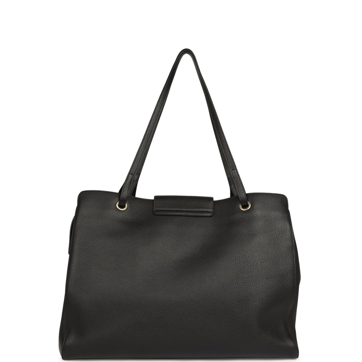 Chanel XXL "It Girl" Shopping Tote Black Grained Calfskin Gold Hardware
