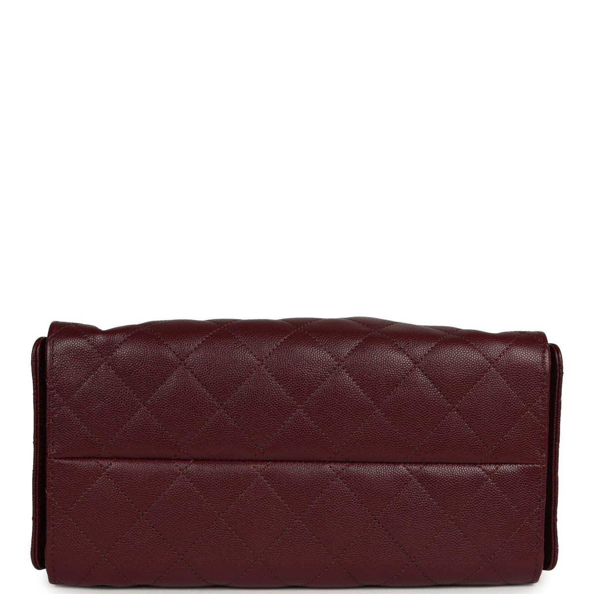 Chanel Small 25 Hobo Bag Dark Burgundy Shiny Caviar Gold Hardware
