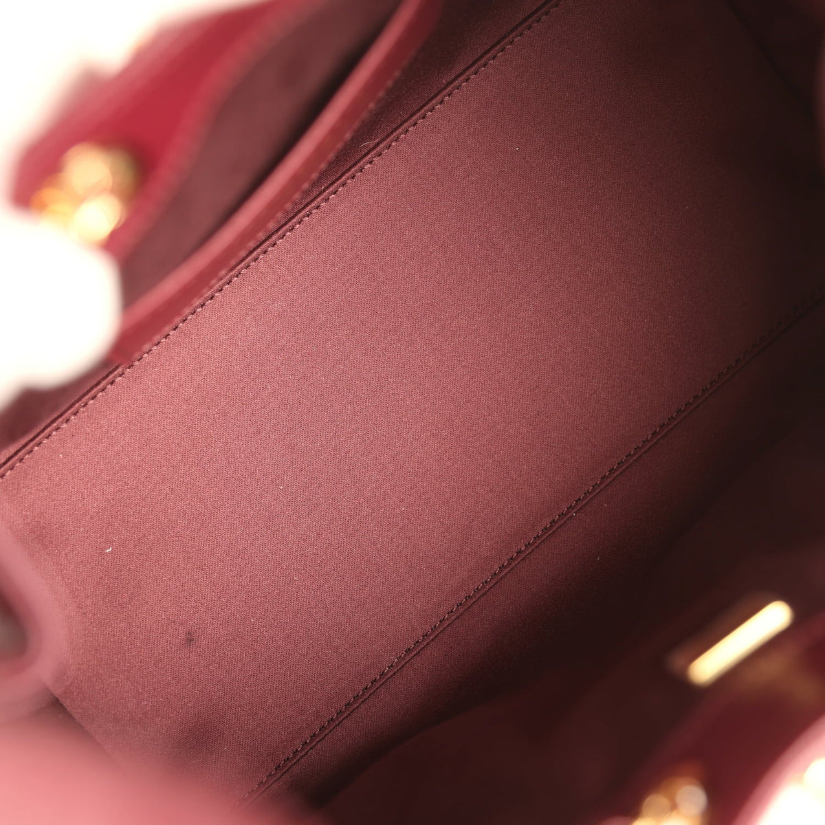 Chanel Small 25 Hobo Bag Dark Burgundy Shiny Caviar Gold Hardware