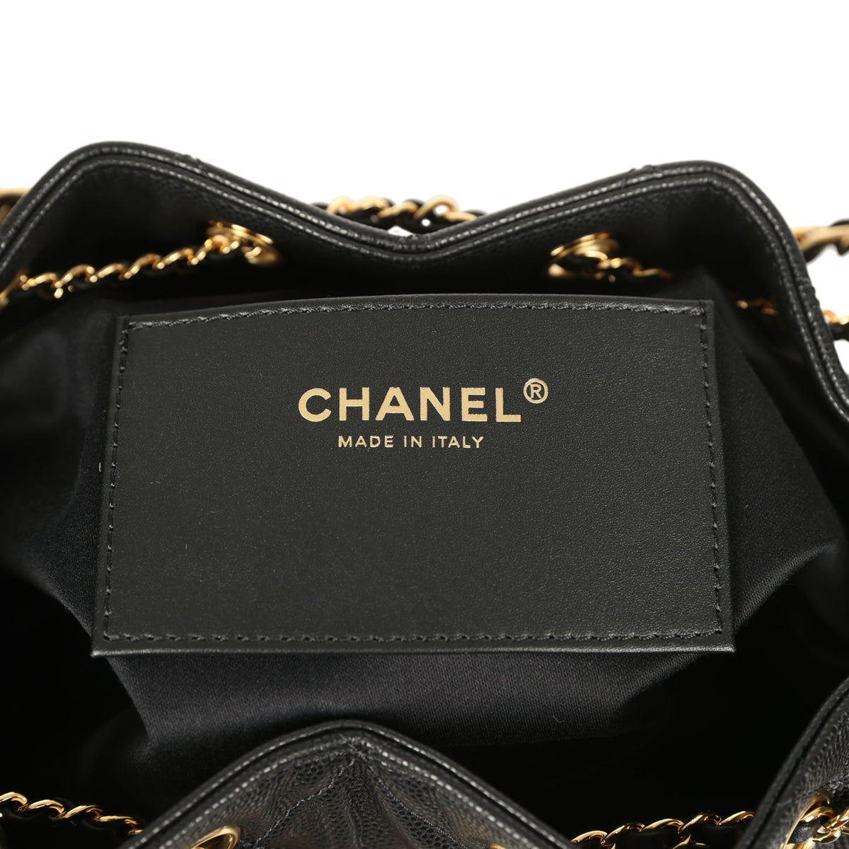 Chanel Small 25 Hobo Bag Black Caviar Gold Hardware