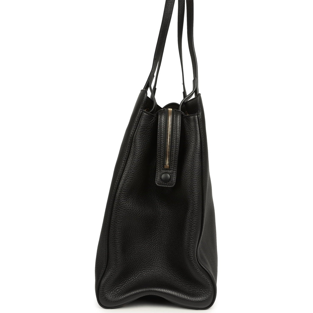 Chanel XXL "It Girl" Shopping Tote Black Grained Calfskin Gold Hardware