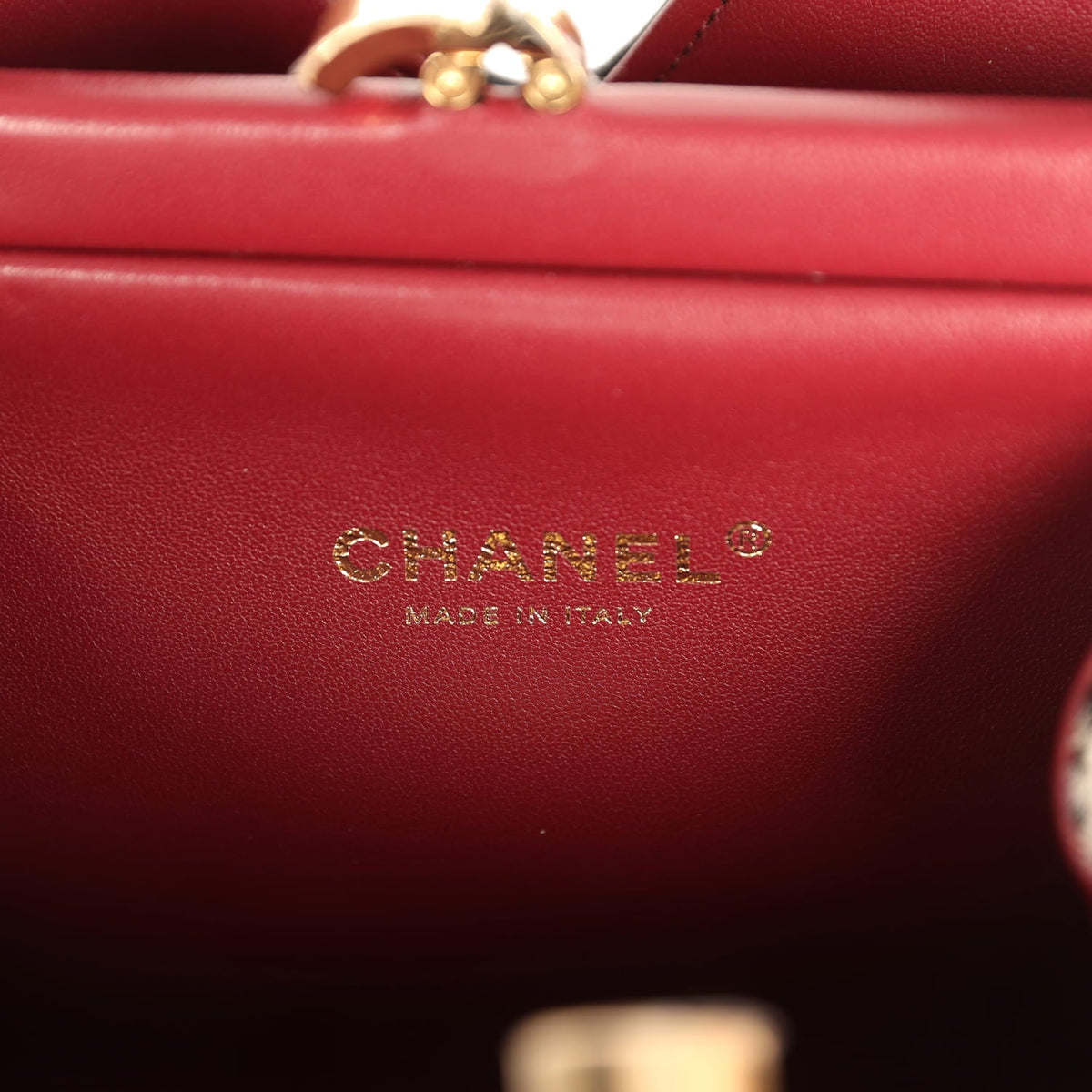 Chanel Small Chic Lady "Dalmatian Print" Shopping Bag Black, White Pony Hair Gold Hardware