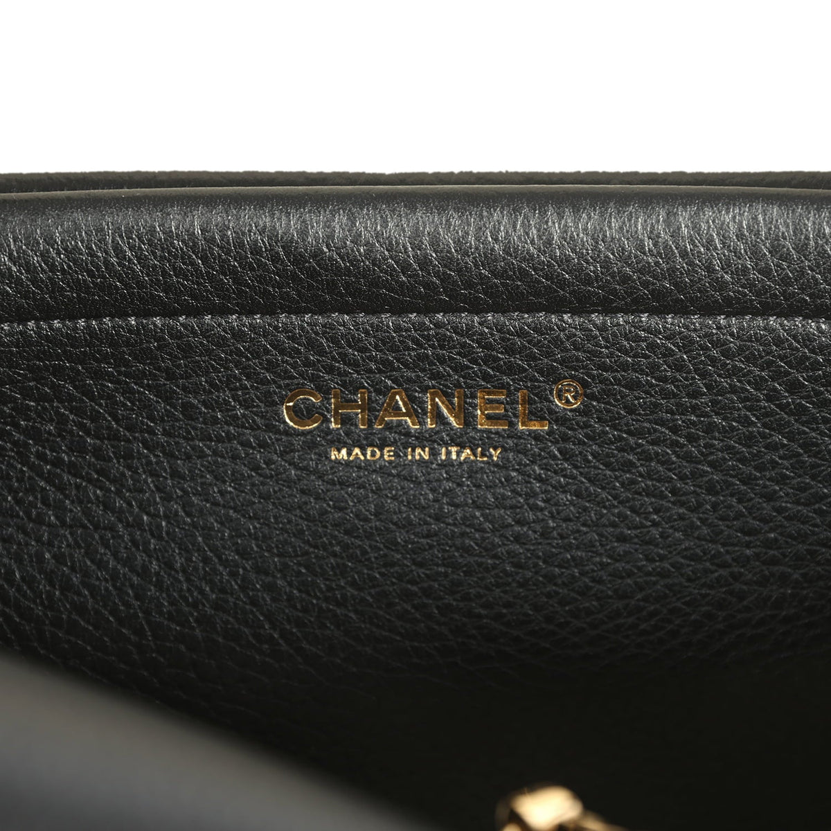 Chanel Small "Urban Essential" East West Shopping Tote Black Grained Calfskin and Beige Suede Gold Hardware