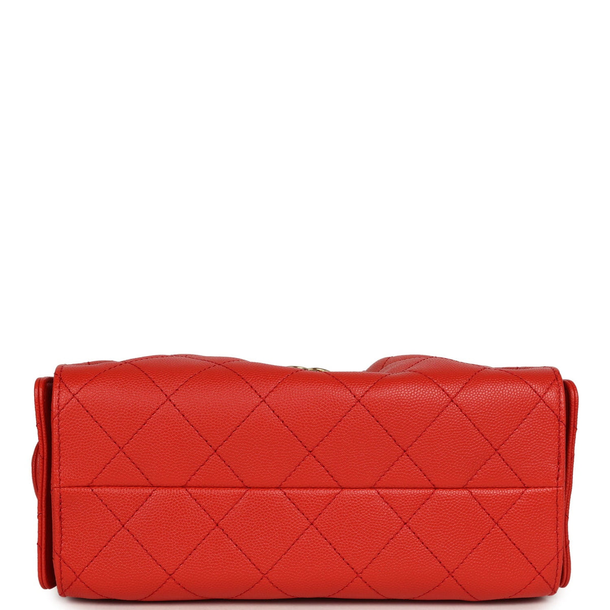 Chanel Mini 25 Hobo Bag Red Caviar Gold Hardware