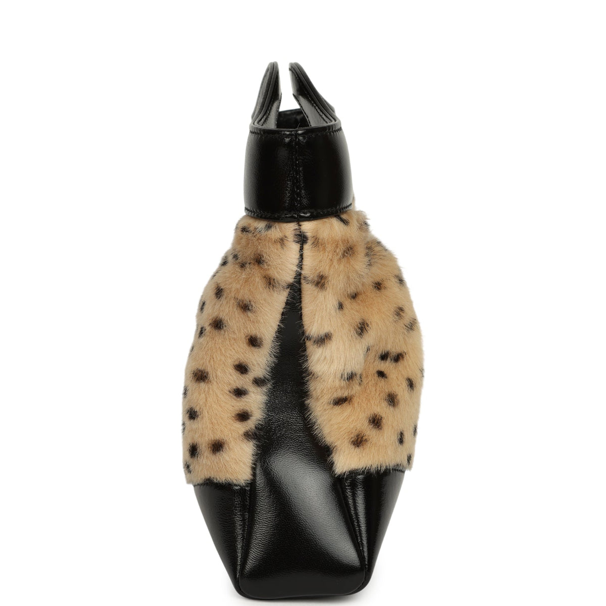 Chanel Mini "Cheetah Print" 31 Shopper Beige Calf Hair, Black Shiny Lambskin Gold Hardware