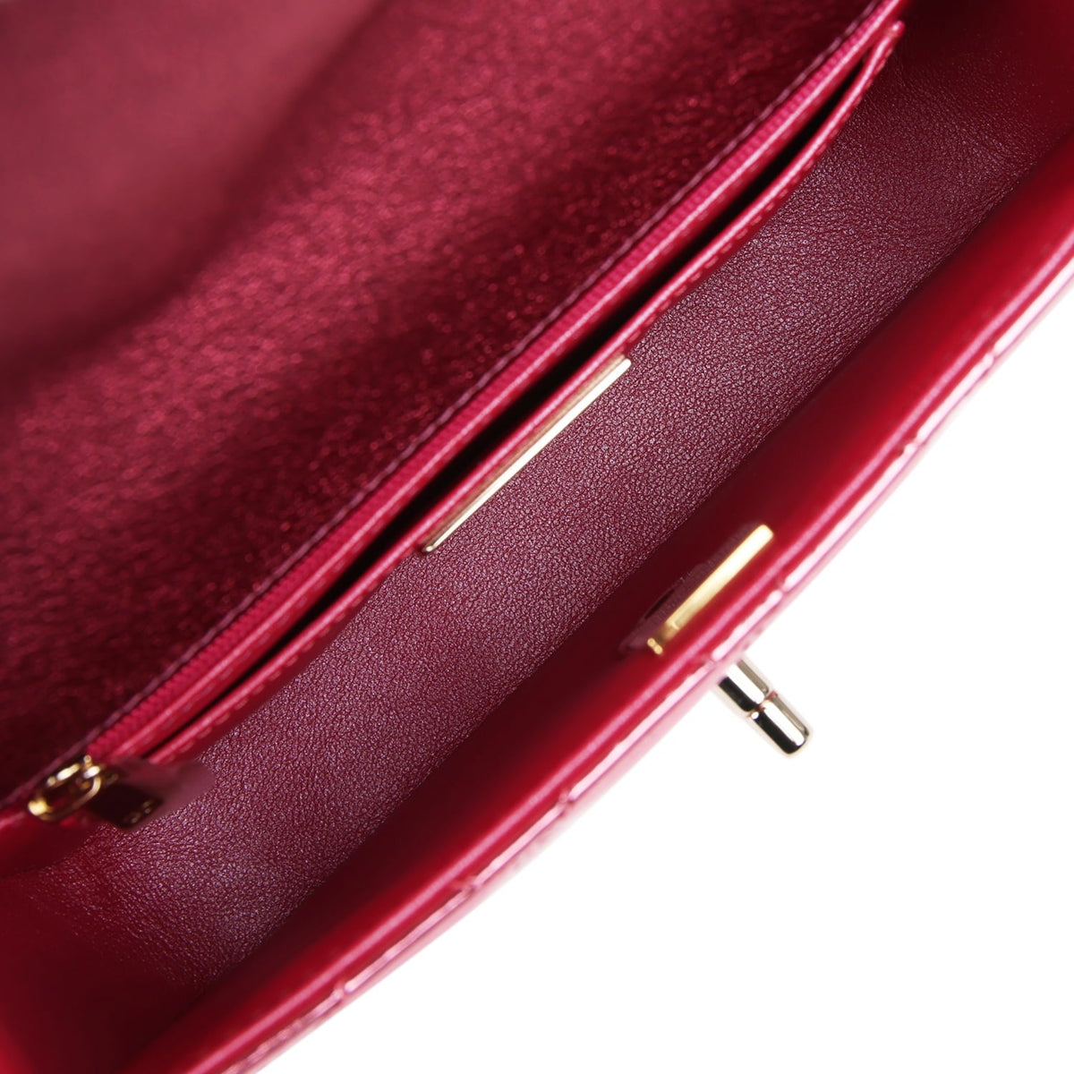 Chanel Mini Flap Bag and Star Coin Purse Pink Mirror Calfskin, Metallic Calfskin Light Gold Hardware