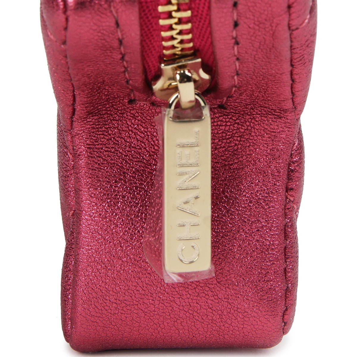 Chanel Mini Flap Bag and Star Coin Purse Pink Mirror Calfskin, Metallic Calfskin Light Gold Hardware