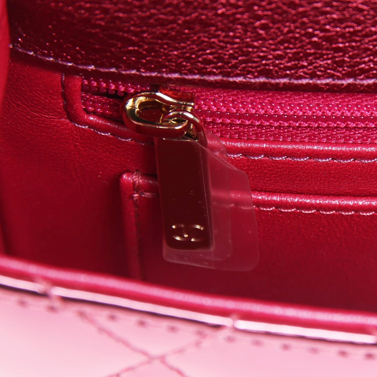 Chanel Mini Flap Bag and Star Coin Purse Pink Mirror Calfskin, Metallic Calfskin Light Gold Hardware