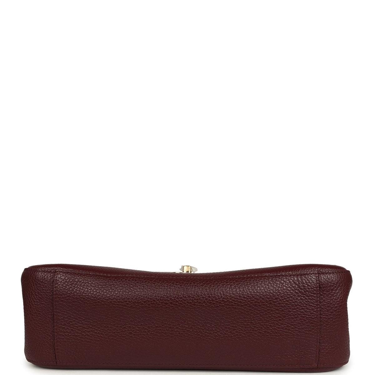 Chanel Maxi "Souplissimo" Small Flap Bag Dark Burgundy Grained Calfskin Gold Hardware