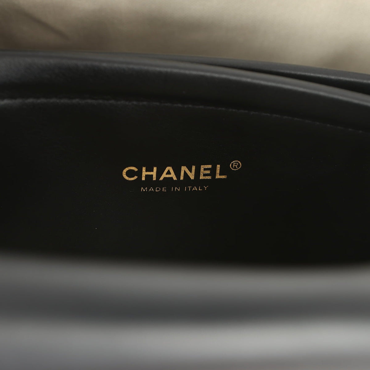 Chanel Large "Urban Essential" East West Shopping Tote Blue Denim, Black Caviar Gold Hardware
