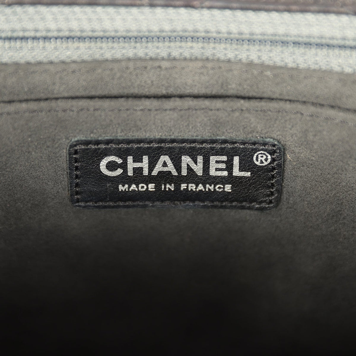 Pre-owned Chanel Medium "Tibet" Flap Bag & Mini Flap Bag Charm Black Lambskin, Goat Fur Silver Hardware