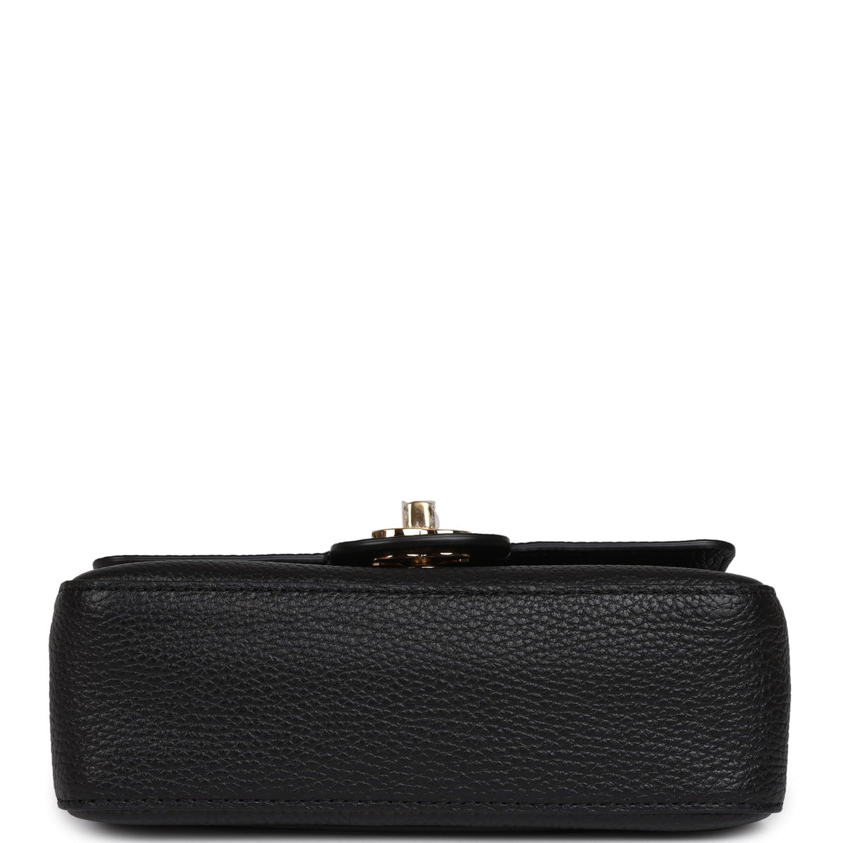 Chanel Mini "Souplissimo" Flap Bag Black Grained Calfskin Gold Hardware