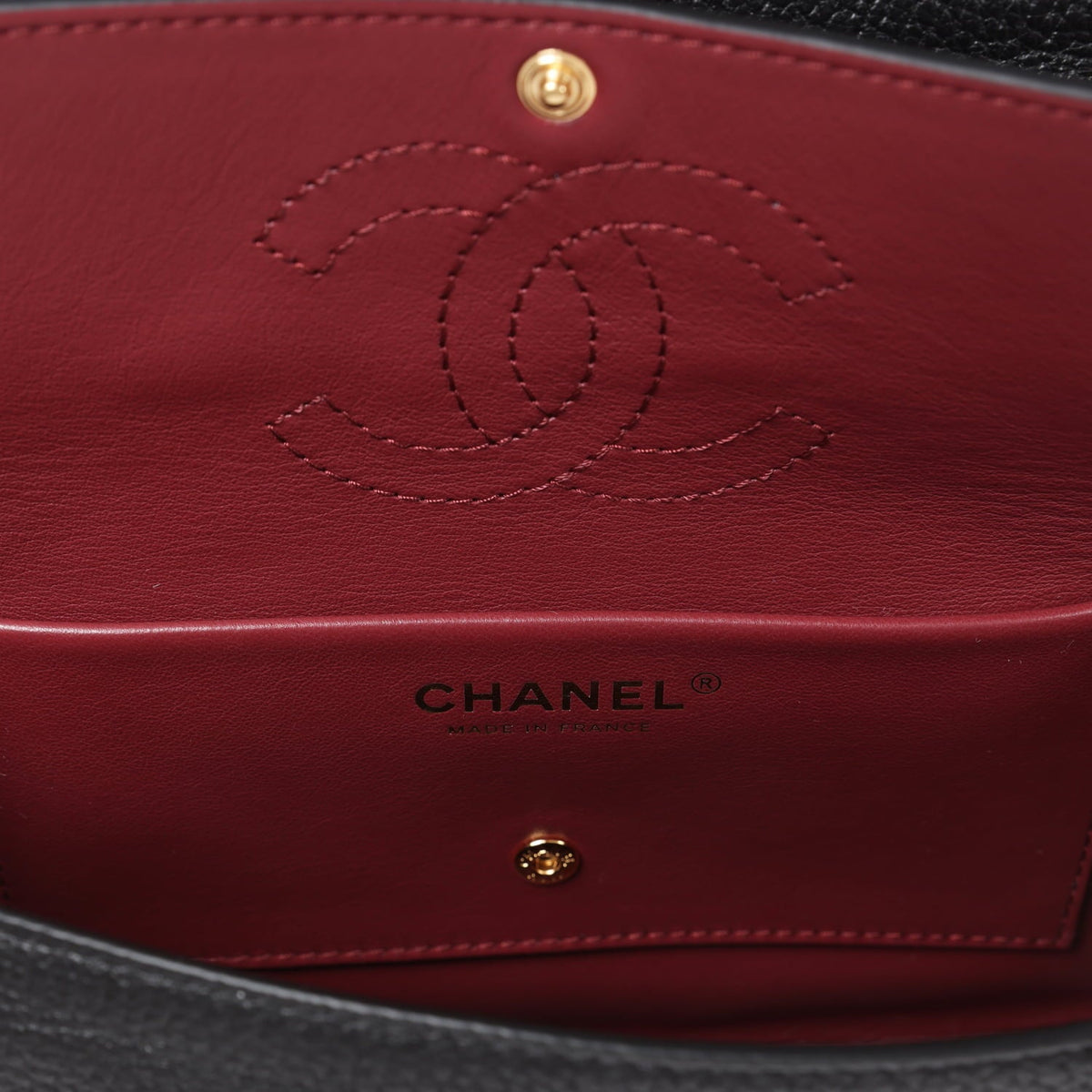 Chanel Mini "Souplissimo" Flap Bag Black Grained Calfskin Gold Hardware