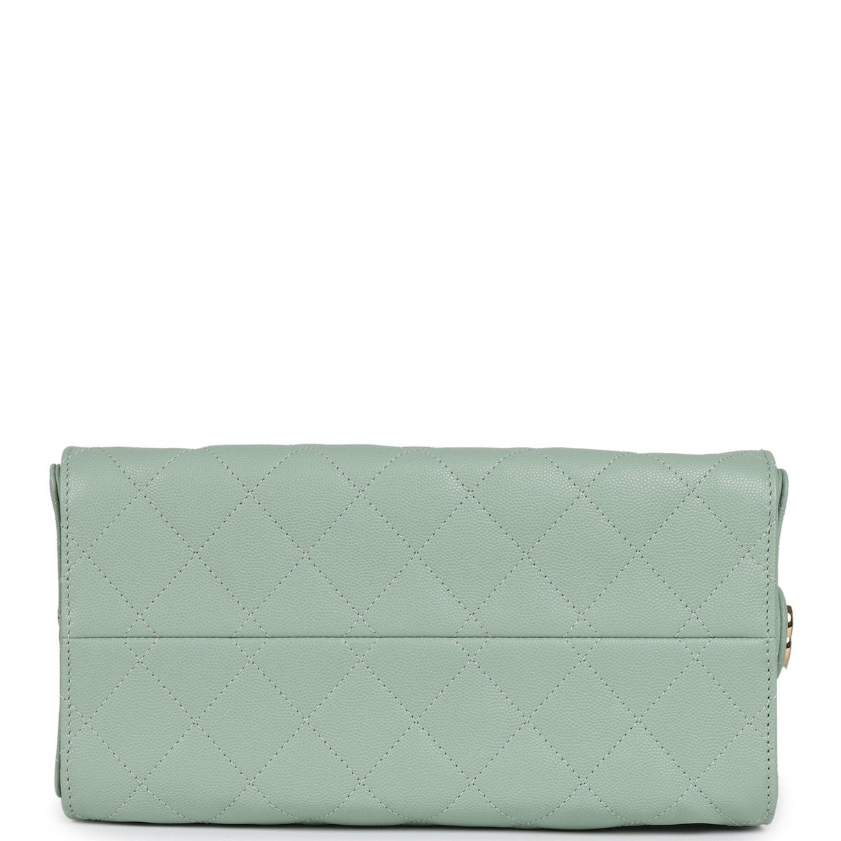 Chanel Small 25 Hobo Bag Light Green Caviar Gold Hardware