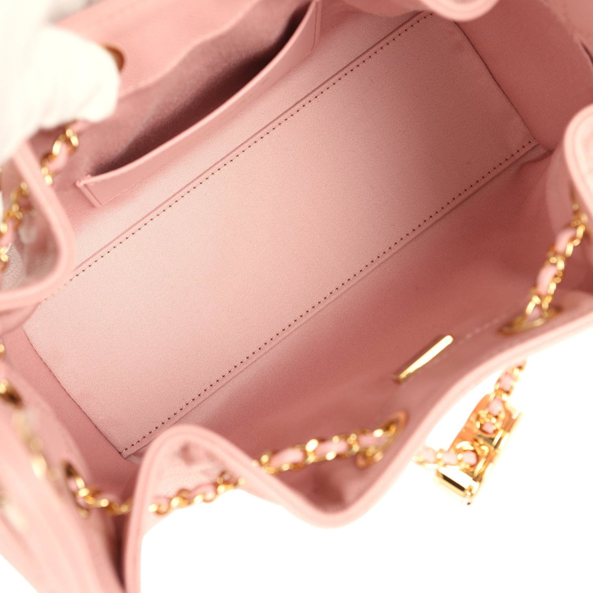 Chanel Mini 25 Hobo Bag Light Pink Caviar Gold Hardware