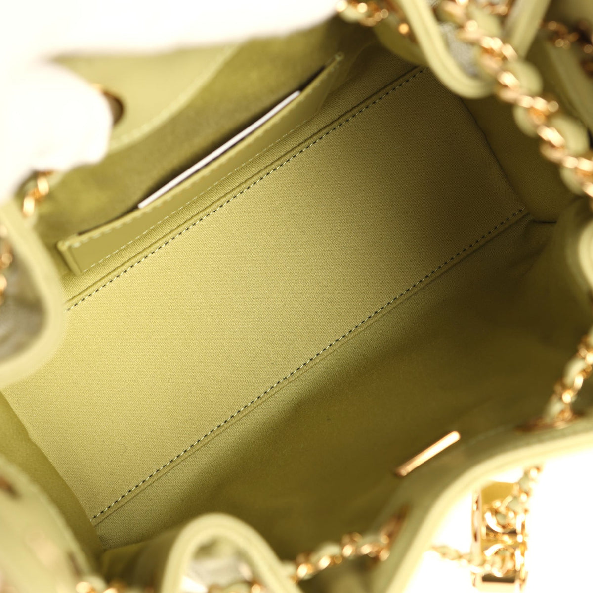 Chanel Mini 25 Hobo Bag Green Caviar Gold Hardware