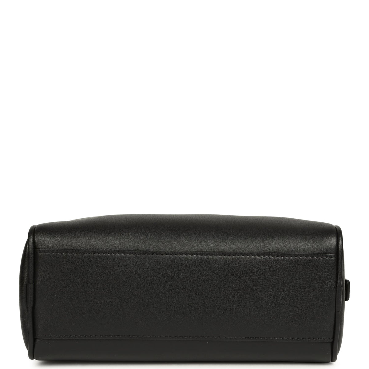 Chanel Mini Bowling Bag with Strap Black Calfskin Gold Hardware