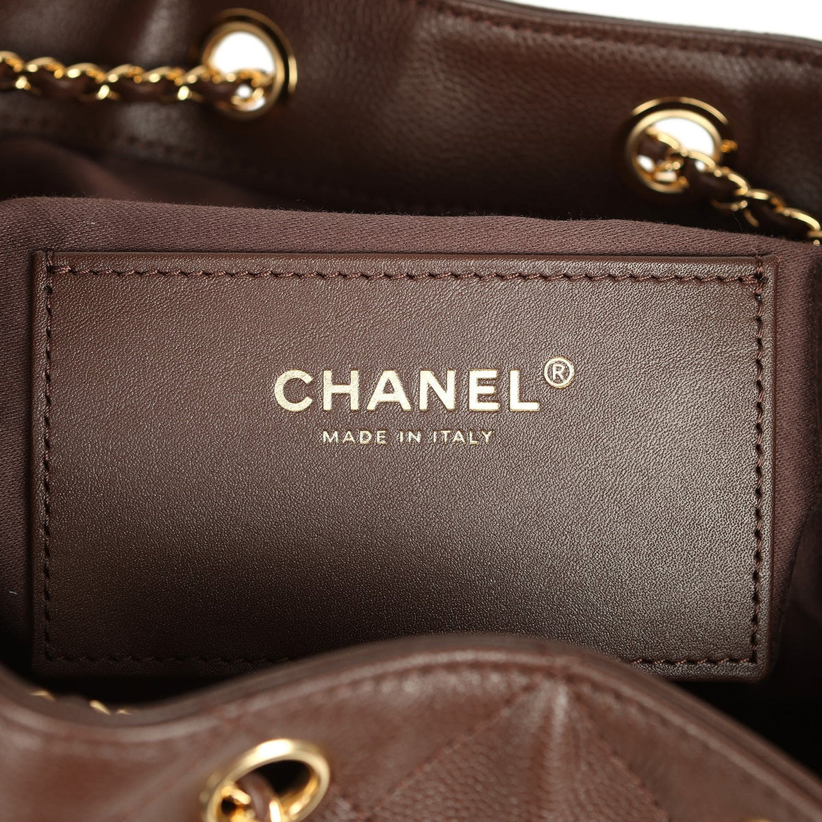 Chanel Medium 25 Hobo Bag Dark Brown Caviar Gold Hardware