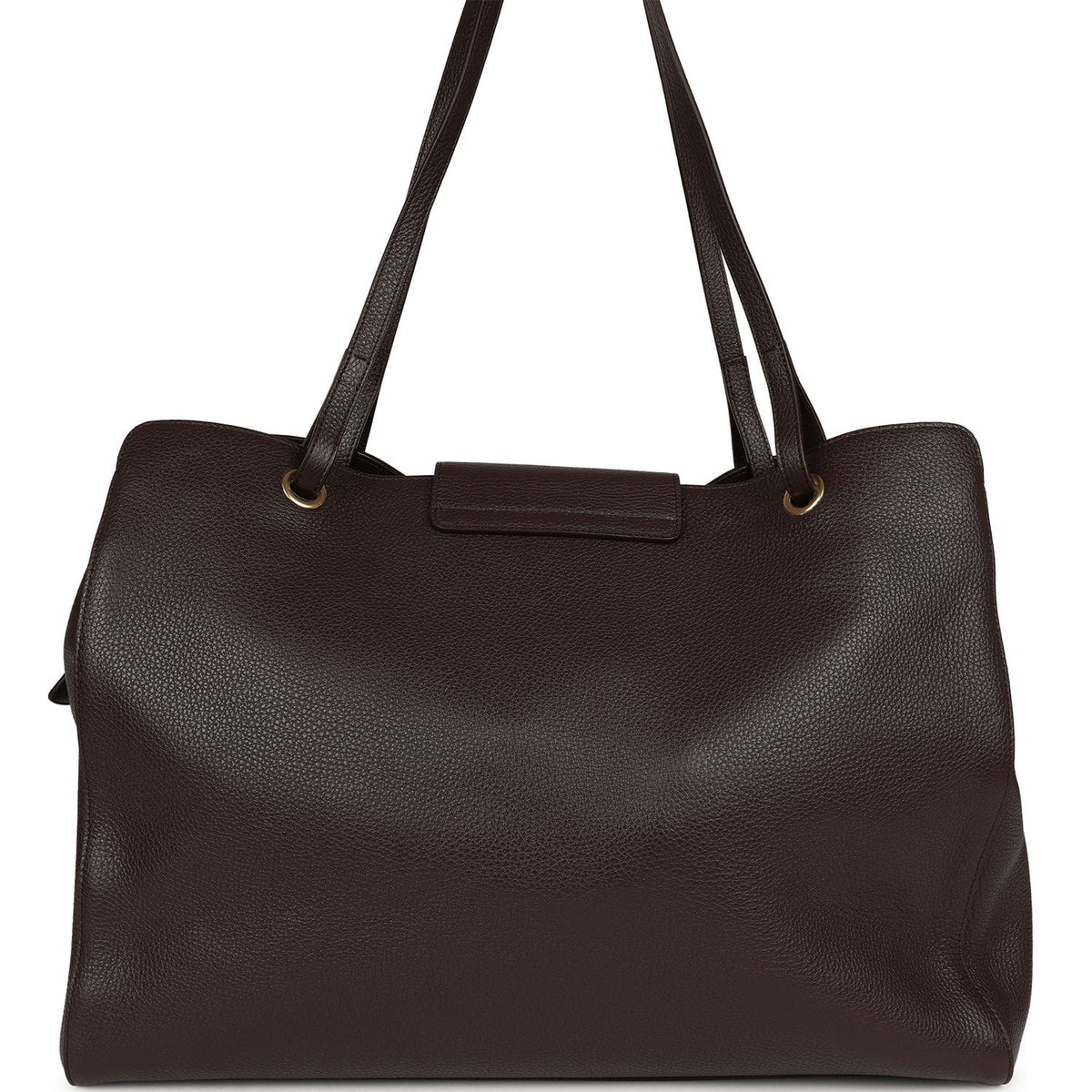 Chanel XXL "It Girl" Shopping Tote Brown Grained Calfskin Gold Hardware