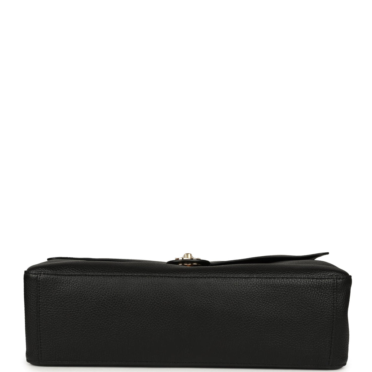 Chanel Maxi "Souplissimo" Large Flap Bag Black Grained Calfskin Gold Hardware