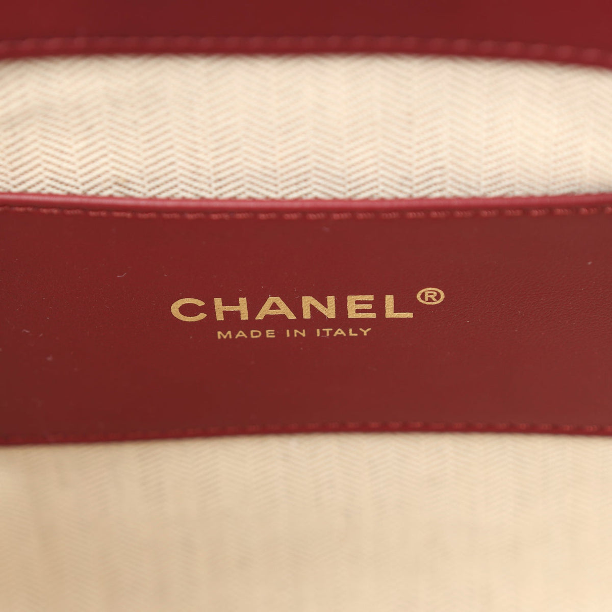 Chanel "CC Loop" Drawstring Bucket Bag with Leather Strap Dark Beige Suede, Black Leather Gold Hardware