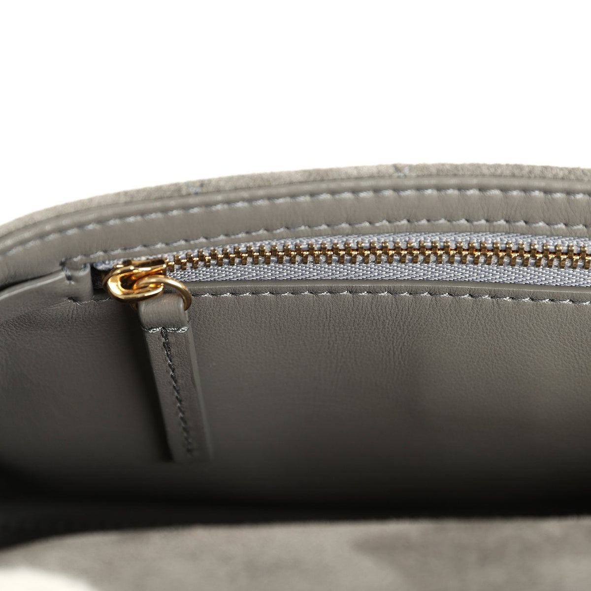 Chanel Mini "Souplissimo" Flap Bag Dark Grey Suede Gold Hardware
