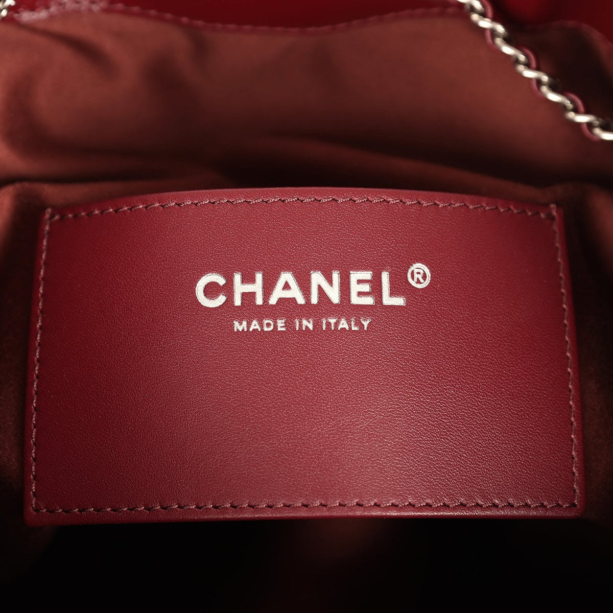 Chanel Medium 25 Hobo Bag Dark Burgundy Shiny Crumpled Calfskin Silver Hardware