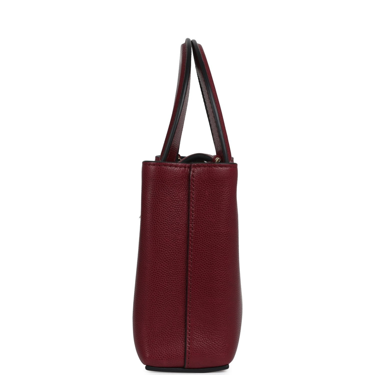 Chanel Small Kelly Shopper Dark Burgundy Caviar Gold Hardware