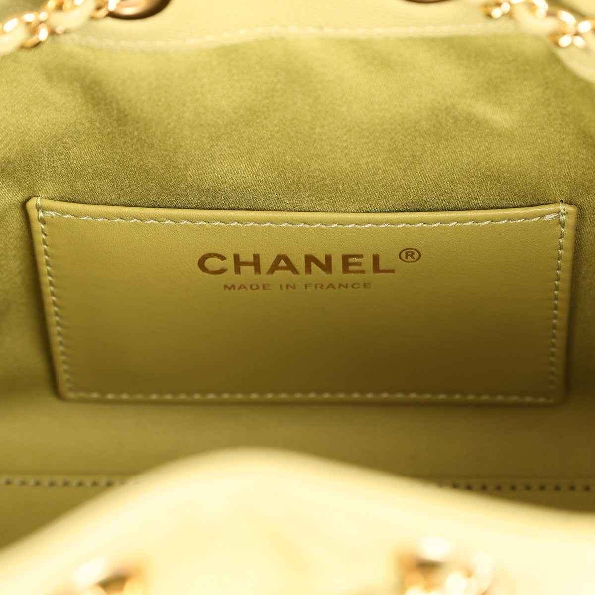 Chanel Mini 25 Hobo Bag Green Caviar Gold Hardware