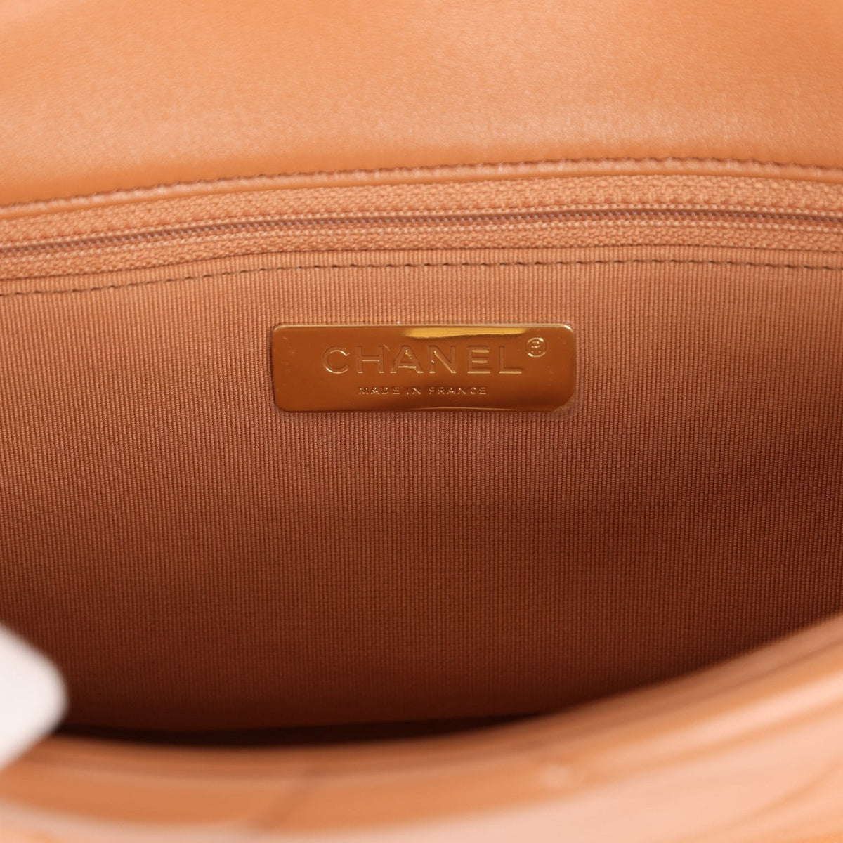 Chanel Medium 19 Flap Brown Lambskin Mixed Metal Hardware