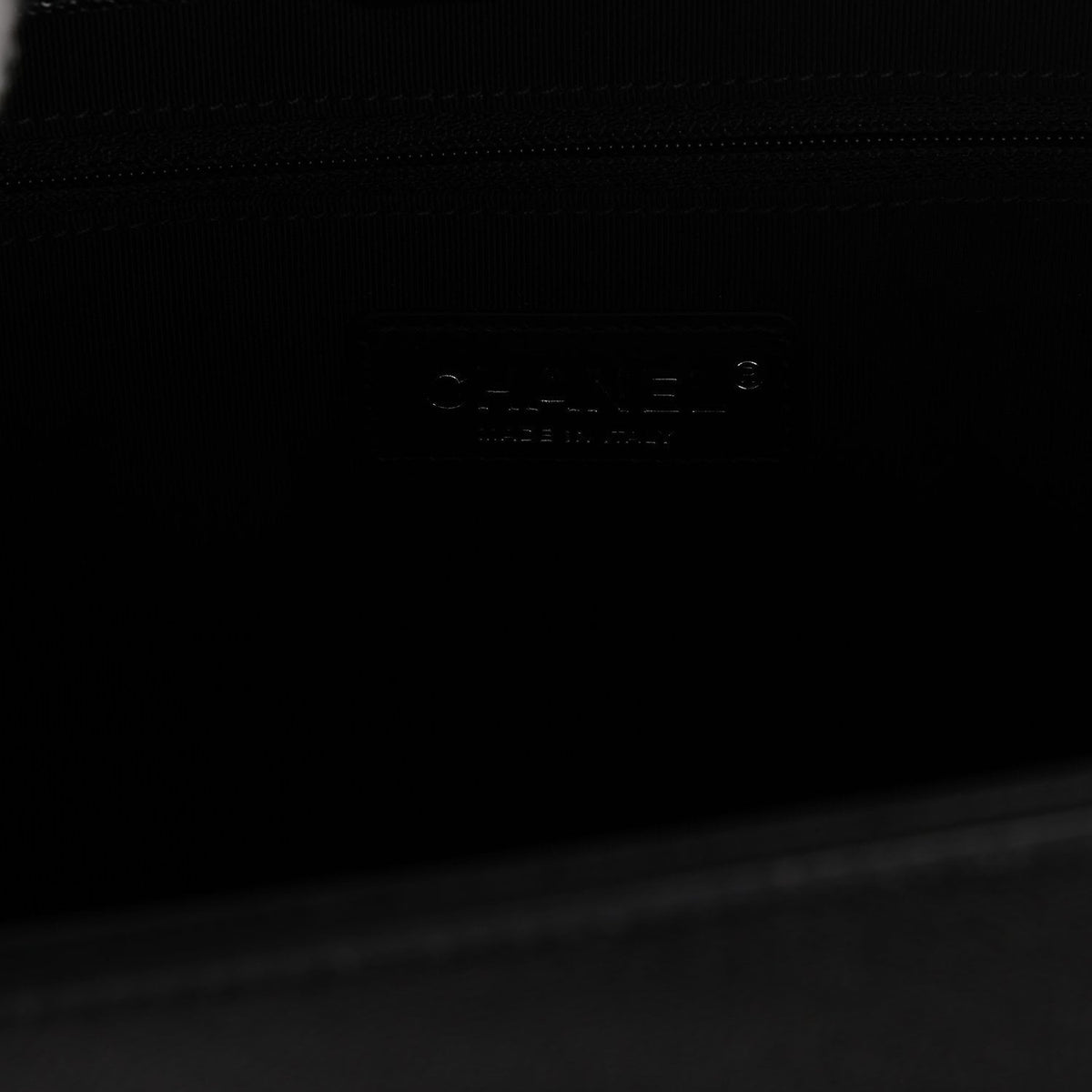 Chanel Large "My Everything" Shopping Tote So Black Caviar Black Hardware